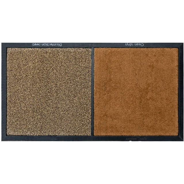 HAPYLY Disinfection Floor Pad Mat Sanitizing Floor Mat Multifunction Entrance Mat Footbath Mat RugShoe Mat Home Hotel (Brown)