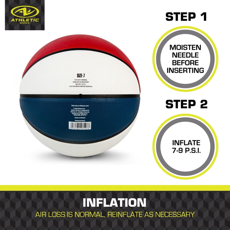Master Grip Basketball, Size 7, Red/White/Blue photo 6