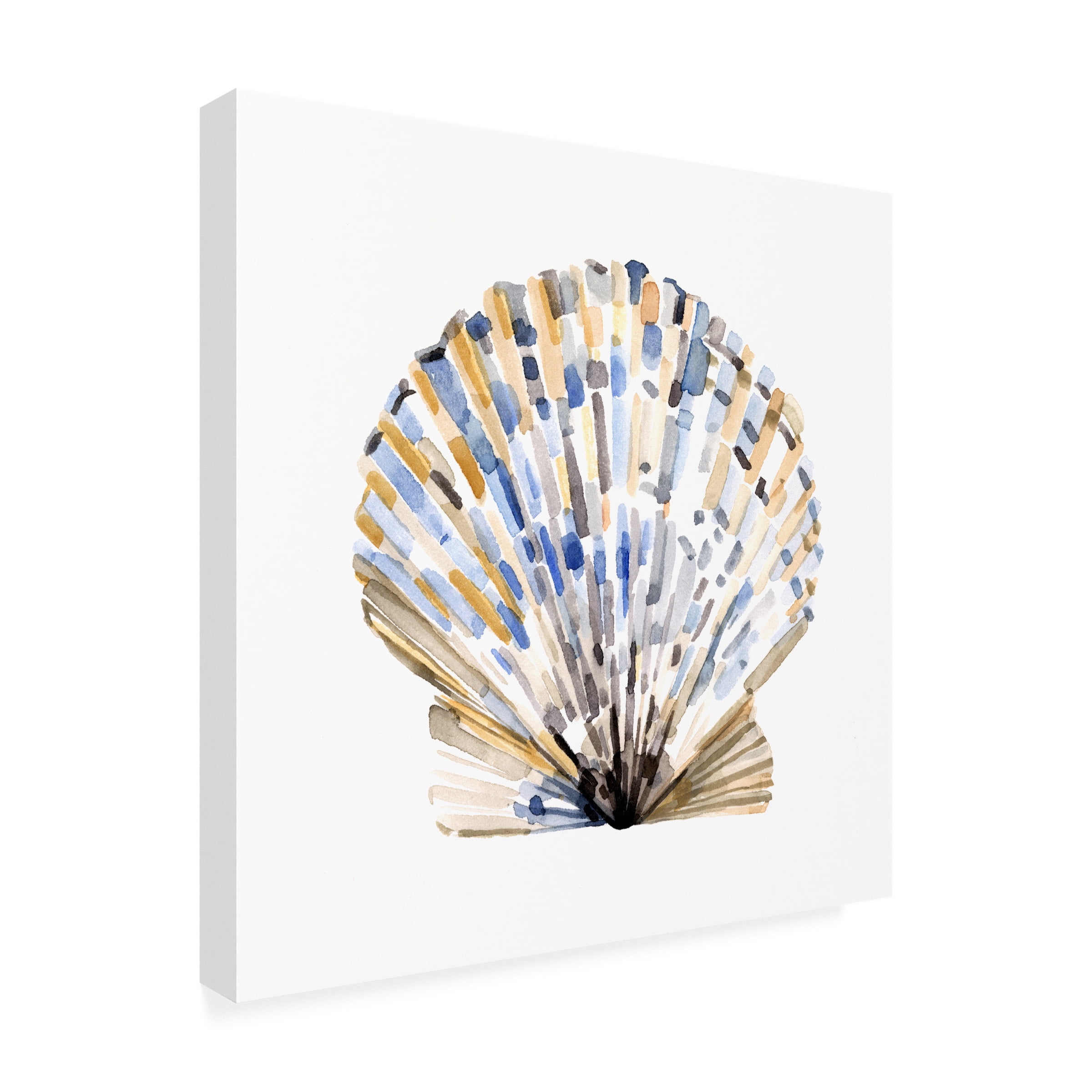 Emma Caroline 'Simple Shells I' Canvas Art