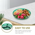 thumbnail image 5 of MEIBUTYUP Multipurpose Green Plastic Fruit Plate Ideal for Home Use Snack and Candy Serving, 5 of 6