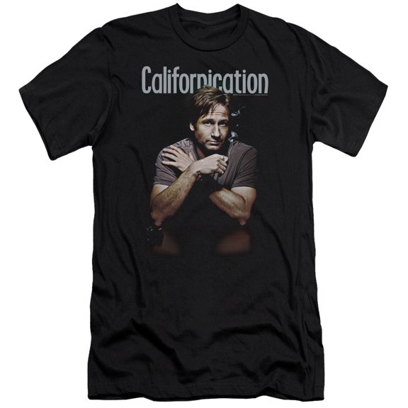 Californicationoking Premium Adult Slim Fit 30/1 T-Shirt Black