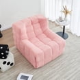 thumbnail image 3 of BSHTI Bean Bag Chair Sofa,Sherpa Beanbag Chair Couch for Adults,Armless Tufted Bean Bag Lounge Soft Comfy Chair for Bedroom,Living Room or Balcony(Pink), 3 of 8