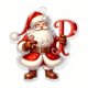 thumbnail image 2 of Christmas Flat 2D Letter Ornament For Tree And Car Hanging, 2 of 2