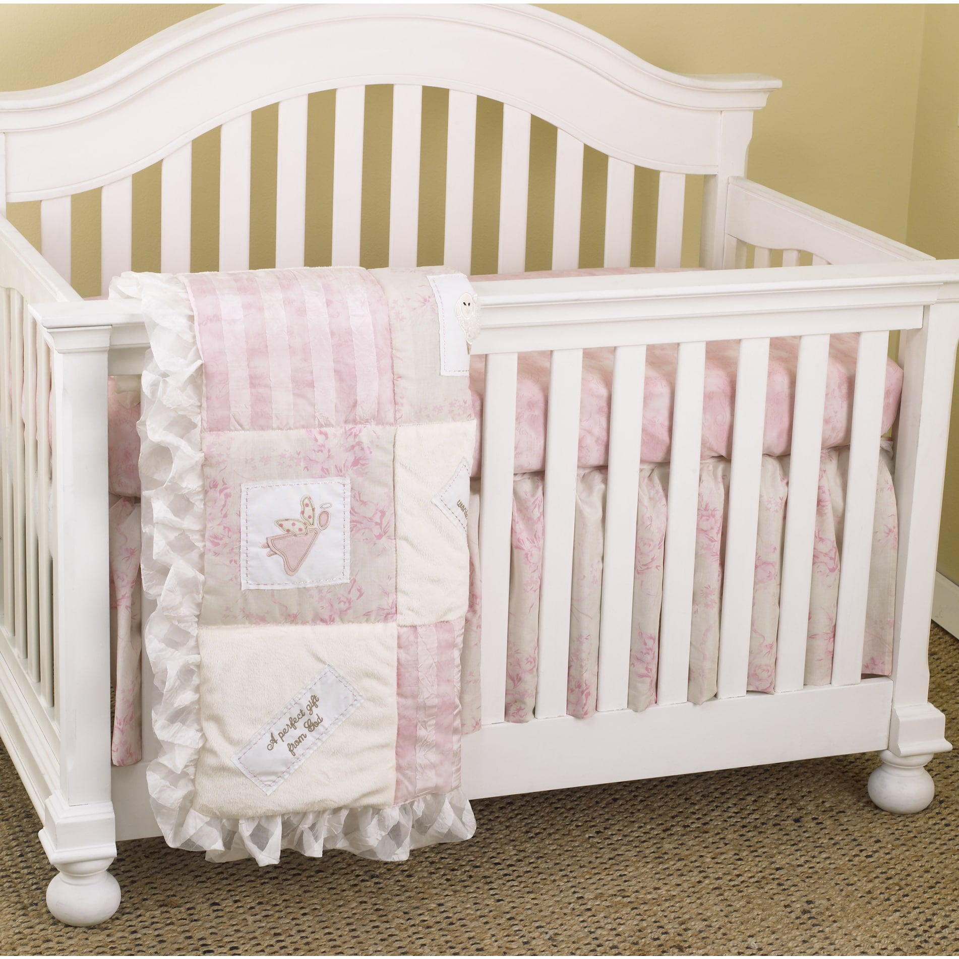 Cotton Tale Designs Heaven Sent Girl 3 Piece Crib Bedding Set