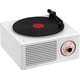 thumbnail image 1 of Altavoz inalámbrico Mini altavoz Bluetooth retro con forma de disco de vinilo atómico, reproductor de música giratorio portátil con mejora de graves, compatible con tarjeta TF/control de perilla AUX, 1 of 5
