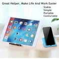 thumbnail image 6 of Cell Phone Stand For Desk, Foldable Cell Phone Holder Mobile Phone Dock Black, 6 of 6