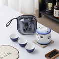 thumbnail image 2 of Werwing Portable Panda Travel Tea Set - Personal Companion for Car & Outdoors - Blue, 2 of 8