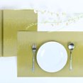 thumbnail image 6 of Uxcell Heat-resistant Modern Style Table Mats Vinyl Placemats Green 6Pack, 6 of 7