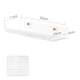thumbnail image 4 of Estante de ducha sin perforaciones, organizador de estantes de ducha para baño, para pared de baño Grano horizontal30cm, 4 of 4