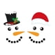 thumbnail image 2 of Pegatinas de pared Navidad Muñeco de nieve Pegatina magnética para refrigerador Decoración navideña DIY Puerta de garaje Pegatina de pared una pegatina, 2 of 9