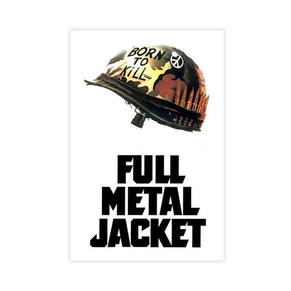 Full Metal Jacket Old Movie Poster 90s Classic Canvas Poster Bedroom Decor Landscape Office Room Decor Gift