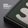 thumbnail image 4 of PixonSign Framed Canvas Print Wall Art Set Geometric Art Deco Retro Vintage Polygon Abstract Shapes Illustrations Modern Art Minimalism Decorative for Living Room, Bedroom, Office - 24"x36"x3 Black, 4 of 5