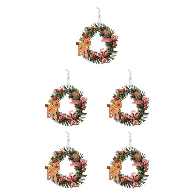 Billuyoard Guirnalda de árbol de Navidad, atmósferas, fiesta de vacaciones, guirnalda de Navidad, decoración interior, adorno artesanal, colgante, Type2 NO2 Billuyoard CBP443470