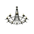thumbnail image 6 of Meyda Tiffany 137894 Octavia 10 Light 58" Wide Taper Candle Style Chandelier - Bronze, 6 of 7