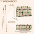 thumbnail image 4 of FORMRS Women Crossbody Purse with Chain Strap Vegan Leather Shoulder Handbag, Retro Green Stars, 4 of 7