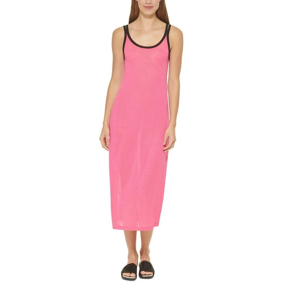 DKNY Swimwear Womens Strappy Dress Cover-Up