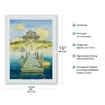 thumbnail image 2 of Welcome Home - Sitting by the Dock - Cozy Beach Cottage - From an Original Watercolor Painting by Robin Wethe Altman - Japanese Unryu Rice Paper Art Print (Unframed) 12 x 16 in, 2 of 4