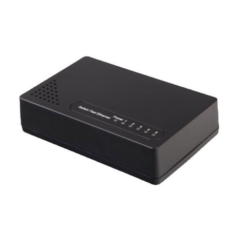 5 Port 10/100Mbps Ethernet Switcher Networking Ethernet Splitters RJ45 Networking Office Ethernet Splitters