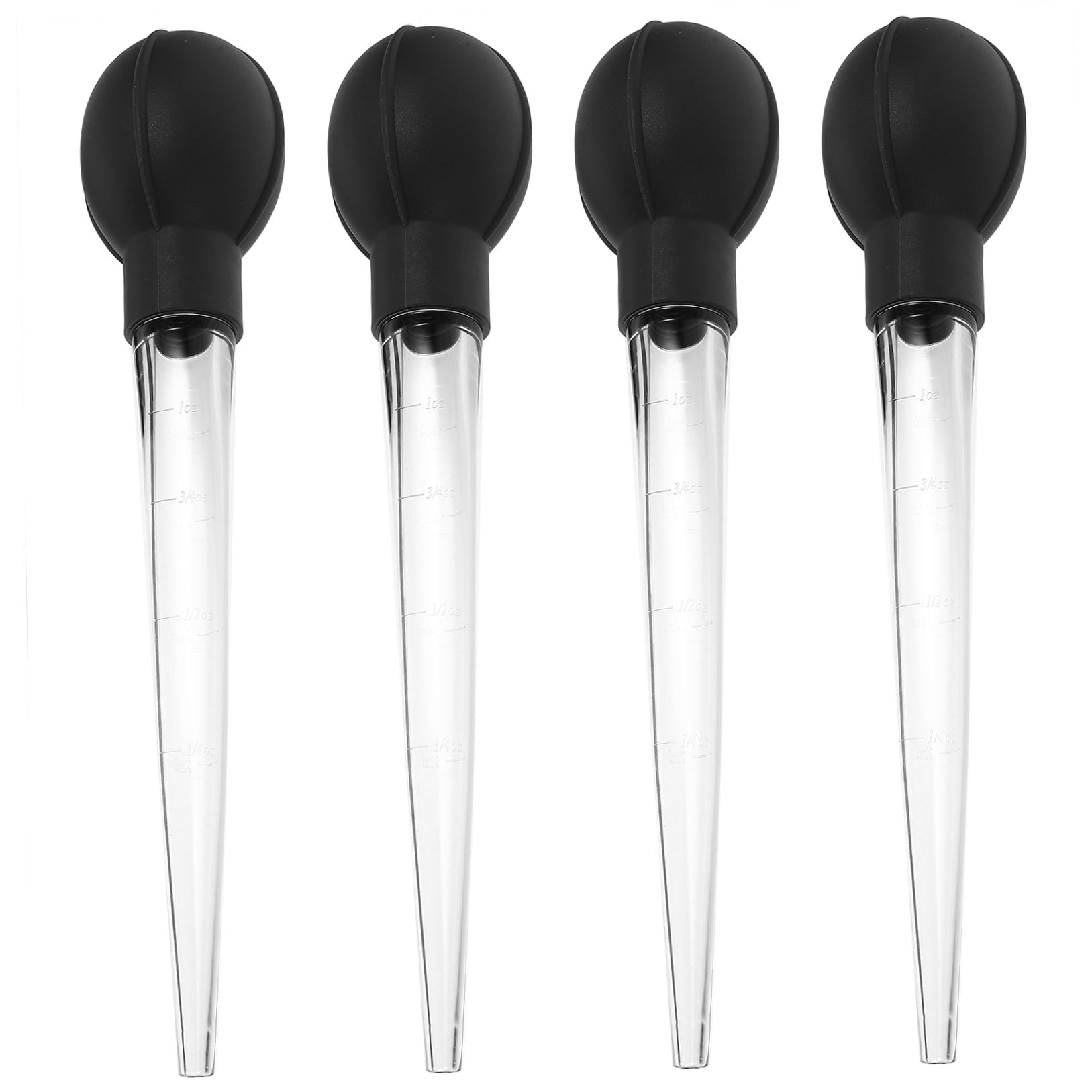 FONWILYO 30cm Plastic Pipettes Calibrated Dropper For Cooking Baking Daily Use 4Pcs Large Scale