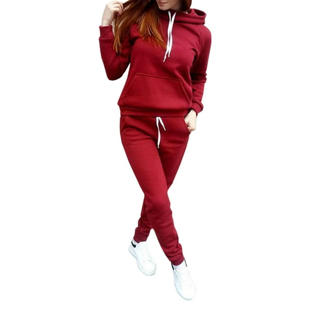 jogging pants and sweatshirt