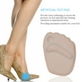 thumbnail image 4 of WALFRONT 2 Pairs Women Thicken Foot Cushions Shoes Anti-slip Gel Metatarsal Forefoot Pads, 4 of 7