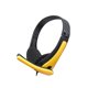 thumbnail image 1 of Auriculares con cable Equipo de reproducción Mano de obra Auriculares prácticos Suministros para juegos Accesorios universales para computadora Juegos de teclado y mouse para computadora Amarillo, 1 of 6