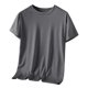thumbnail image 2 of pstuiky camisetas para hombre, Blusas/camisetas casuales de verano para hombre, de color liso y cuello redondo camisas casuales para hombre xxxxxl, 2 of 8