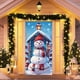 thumbnail image 4 of Adornos navideños, adornos navideños, regalos navideños, decoración navideña para puerta de entrada, pancartas navideñas, fondo navideño, bandera navideña de muñeco de nieve, ideal para puerta y pared, 4 of 6