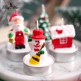 thumbnail image 2 of 12 Uds velas de candelita sin humo de Navidad regalos familiares bonitos decoraciones de Navidad para fiestas de bodas JAMW Sencillez, 2 of 4