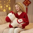 thumbnail image 5 of Horse Year Plush Toy – Stuffed Animals for Kids & Adults, Lucky Zodiac Horse Plushie with Soft Comfort Design, Ideal for Chinese New Year Gifts, Home Decor, and Collectors – 30cm Plush Toys A, 5 of 6