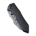 thumbnail image 4 of WE Knife High-fin Frame Lock 22005-DS1 Damasteel Black Titanium Pocket Knives  Cuchillo, 4 of 4
