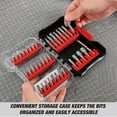 thumbnail image 4 of Hyper Tough 37-Piece Screwdriver Bit Set in Click Fit Case, 4 of 12