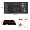 thumbnail image 6 of Chririnla Red Cherry Pattern Portable Children's Wallet, Polyester Teen Wallet Foldable Trifold Card Wallet for Travel Outdoor, 6 of 6