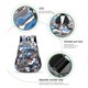 thumbnail image 4 of Fiudx Mochila Pequeña, Diseño Impermeable de Camuflaje, Correas de Hombro Ligeras y Transpirables, Múltiples Compartimentos, Ideal para Viajes Escolares, para Niños y Adolescentes, Tamaño 35 X 27 X 1, 4 of 6