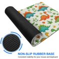 thumbnail image 6 of Long Mouse Pads for Desk,White Cartoon Dinosaurs Plants Pattern Desk Mats on Top Of Desks, Desk Mouse Pad Extra Large with 3mm Non-Slip Base and Stitched Edge for Gaming,Office,Work,Home 47.3"x23.6", 6 of 6