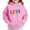 Pink, variant on Piuwrlz Hood Sweatshirts Childrens Girls Boys Winter Printed Hoodies Long Sleeved Hoodie Pullover Gray Size 4 Years