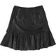 thumbnail image 2 of Falda acampanada Rebecca Taylor de cuero sintético para mujer Negro 0, 2 of 2