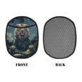 thumbnail image 2 of Naloa Starry Sky Meditating Lion Silicone Pot Holders, Oven Mitts Heat Resistant Hot Pads, Non Slip Pot Holder for Kitchen Baking and Cooking 9.4 x 7.5 Inches, 2 of 7