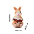 thumbnail image 2 of EWASWON Cute Reading Figurine Resin Book Lover Statue - Whimsical Desk & Shelf Decor for Home Office, Unique Gift Idea, 2 of 5