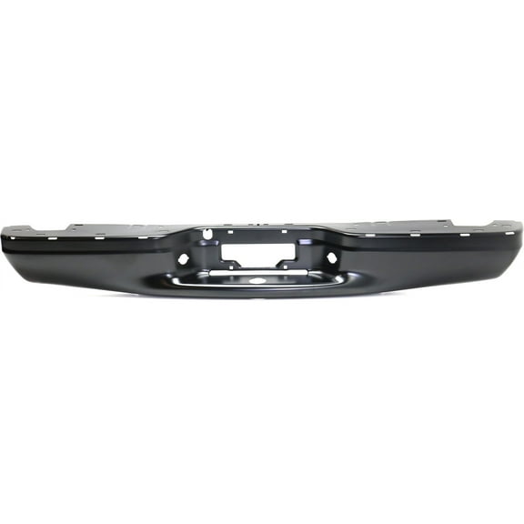 Step Bumper Compatible with FORD F-150 1997-2004 Powdercoated Black Flareside/Styleside (SuperCrew Cab)
