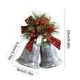 thumbnail image 3 of Christmas Decorations Christmas Decorations,Coffee Opening Double Bells,Retro Christmas Bell,Iron Christmas Bell,Christmas Tree Pendant,Home Atmosphere Bell,Festive Bell Decor, 3 of 6