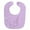 Purple, variant on Beach Shell Pink Baby Bib