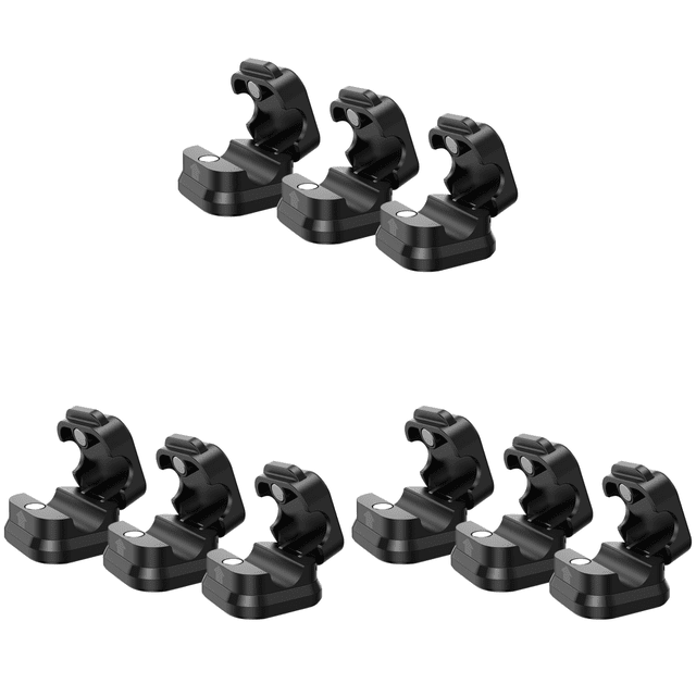3 Uds Clip Cable Magnético Soporte Adhesivo Alambre para Coche ()