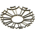 thumbnail image 2 of 24"OD x 8 1/2"ID x 3/4"P Augustus Architectural Grade PVC Pierced Ceiling Medallion, Antiqued Pale Gold, 2 of 10