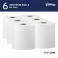 thumbnail image 6 of Kleenex Non-Perforated Hardroll Paper Towel Rolls, White, 6 rolls, 6 of 6