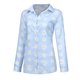 thumbnail image 4 of ICHUANYI Clearance Womens Fashion Casual Knot Floral Short Sleeves V-Neck Shirt Blouse Tops(Blue, XXXL) Ichuanyi Ichuanyi, 4 of 8