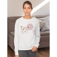 thumbnail image 2 of Grunge Cheetah Contemporary Sweatshirt Women -Image by Shutterstock, Female Small, 2 of 4