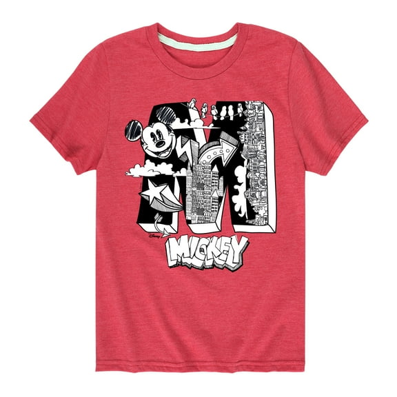 Disney - Mickey Mouse Short Sleeve Graphic T-Shirt