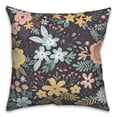 thumbnail image 2 of Creative Products Bright Floral Pattern 18x18 Spun Poly Pillow, 2 of 3