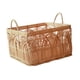 thumbnail image 5 of Cesta de almacenamiento, cesta de lavandería tejida, moderna organización, contenedor de lavado hueco 40cmx30cmx19cm, 5 of 9